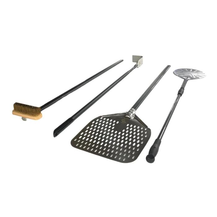 WPPO 4 Piece Wood-Fired Pizza Oven Utensil Kit WKPA-01