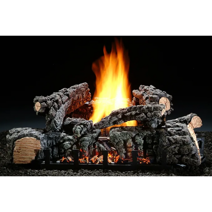 Hargrove Highland Glow Vent-Free Gas Log Set with Millivolt Valve