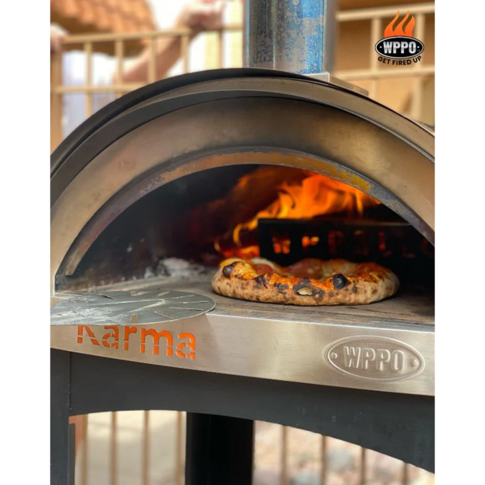 WPPO Karma 25 Colored Wood-Fired Oven With Stand/ Cart