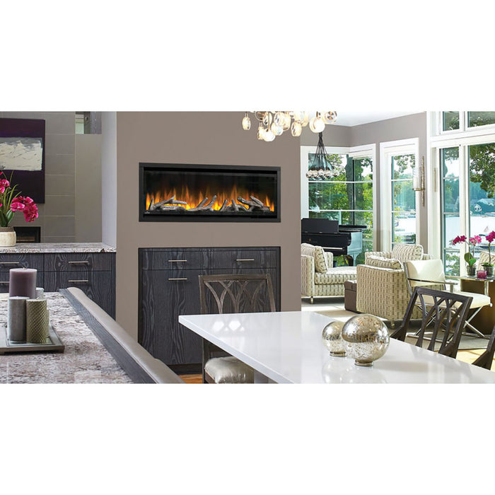 Napoleon Hearth AlluraVision 74" Black Linear Deep Depth Fireplace (NEFL74CHD-1)