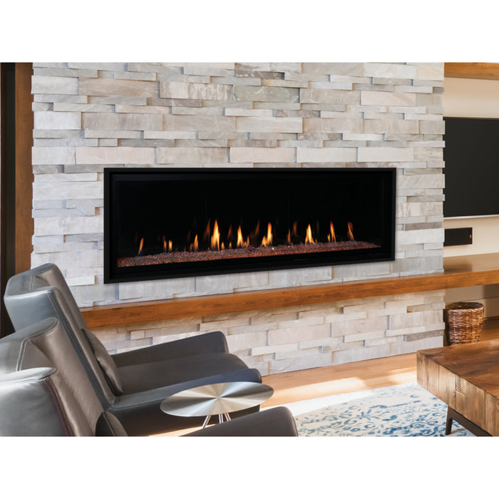 Astria Allume DLX 72" Direct Vent Gas Fireplace |Contemporary | Front-view ALLUMEDLX72TEN