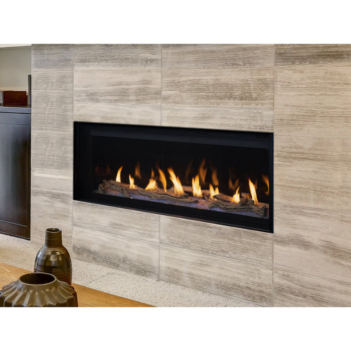 Astria Allume DLX 72" Direct Vent Gas Fireplace |Contemporary | Front-view ALLUMEDLX72TEN