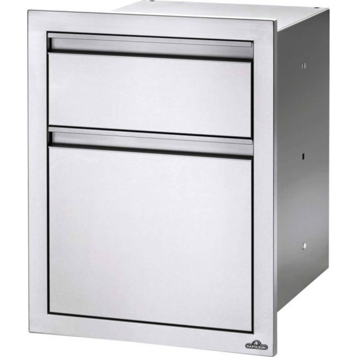 Napoleon BBQ 18” X 24” Drawer Housing–ALT (1x LG Single, 1x STD) BI-1824-2DR