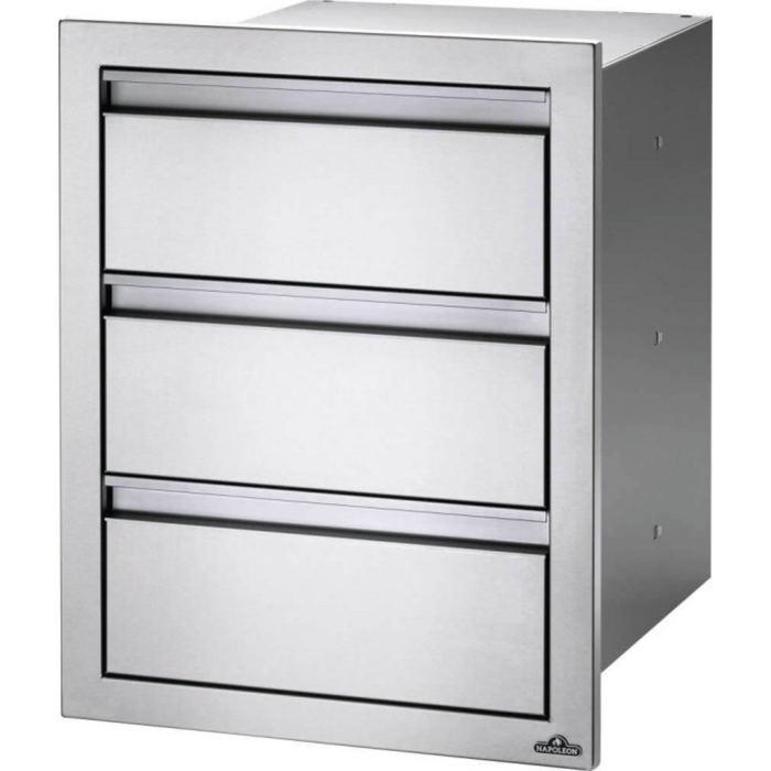 Napoleon BBQ 18” X 24” Drawer Housing – Triple BI-1824-3DR