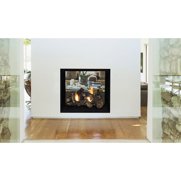Superior Fireplaces 60" Linear Direct Vent Gas Fireplace, Electronic Ignition (NG) DRL6060TEN-B
