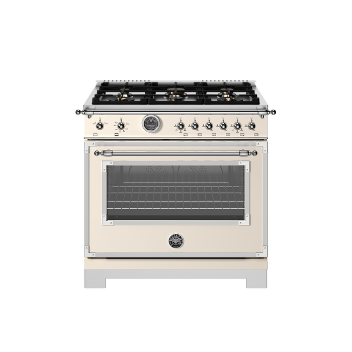 Bertazzoni 36" Heritage Series range - Gas Oven (HER366BCFGMXT)