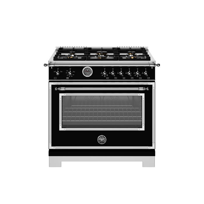 Bertazzoni 36" Heritage Series range - Gas Oven (HER366BCFGMXT)