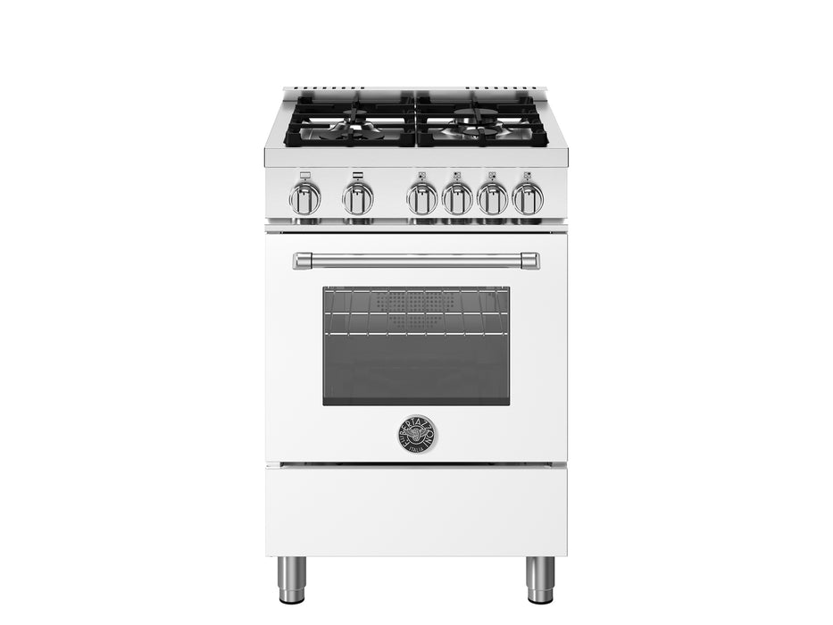 Bertazzoni 24" Master Series range - Gas oven - 4 aluminum burners (MAS244GASXV)