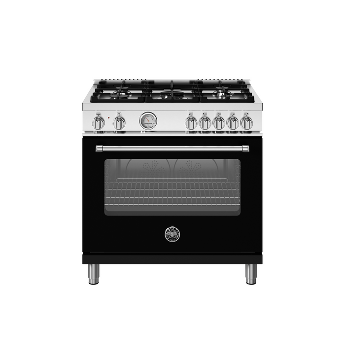 Bertazzoni 36" Master Series range - Electric oven - 5 aluminum burners (MAS365DFMXV)