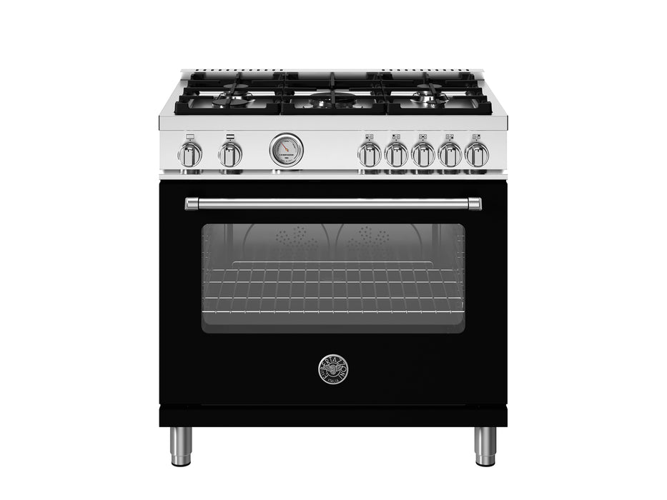 Bertazzoni 36" Master Series range - Gas oven - 5 aluminum burners