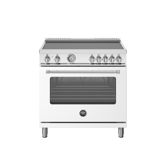 Bertazzoni 36" Master Series range - Electric oven - 5 induction heat zones