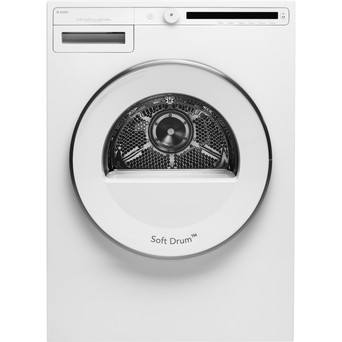 ASKO Dryers, Classic Vented White, 65 dBA T208VW