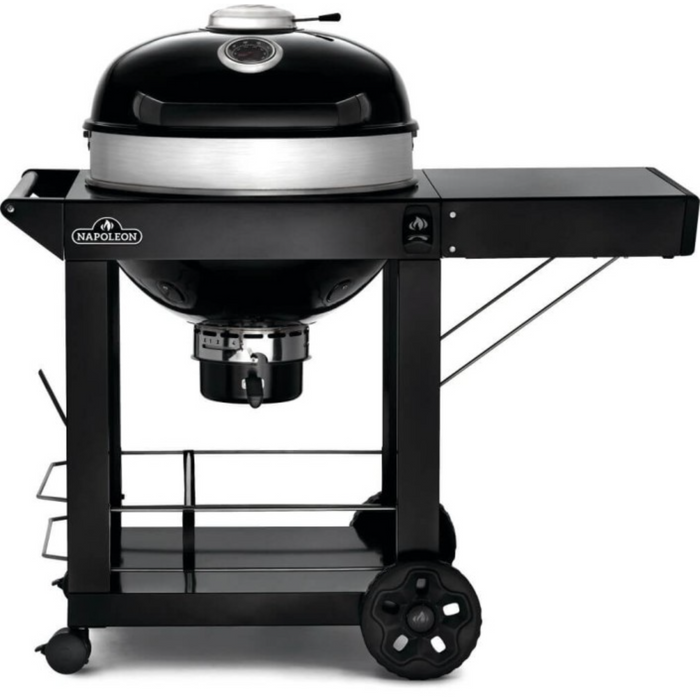 Napoleon PRO CART Charcoal Kettle Grill, Black PRO22K-CART-3