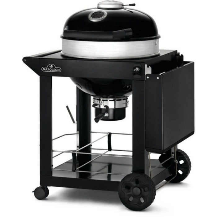 Napoleon PRO CART Charcoal Kettle Grill, Black PRO22K-CART-3