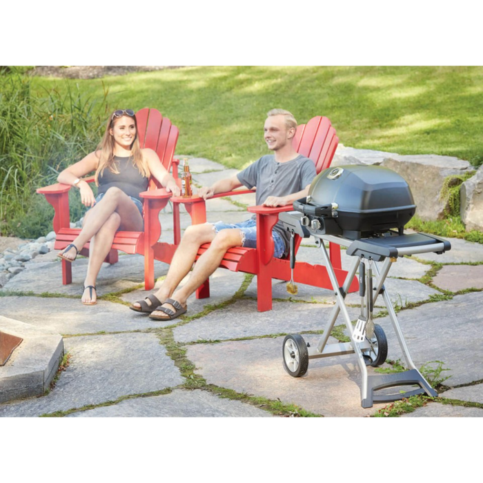 Napoleon Bbq Travel Q (Black) W/ Scissor Cart PRO285X-BK