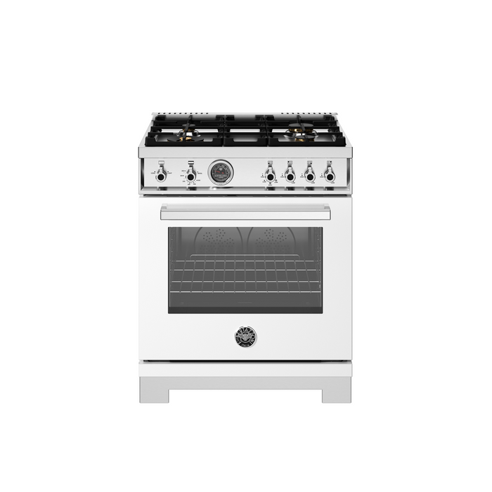 Bertazzoni 30" Professional Series range - Gas oven - 4 brass burners PRO304BFGMXT