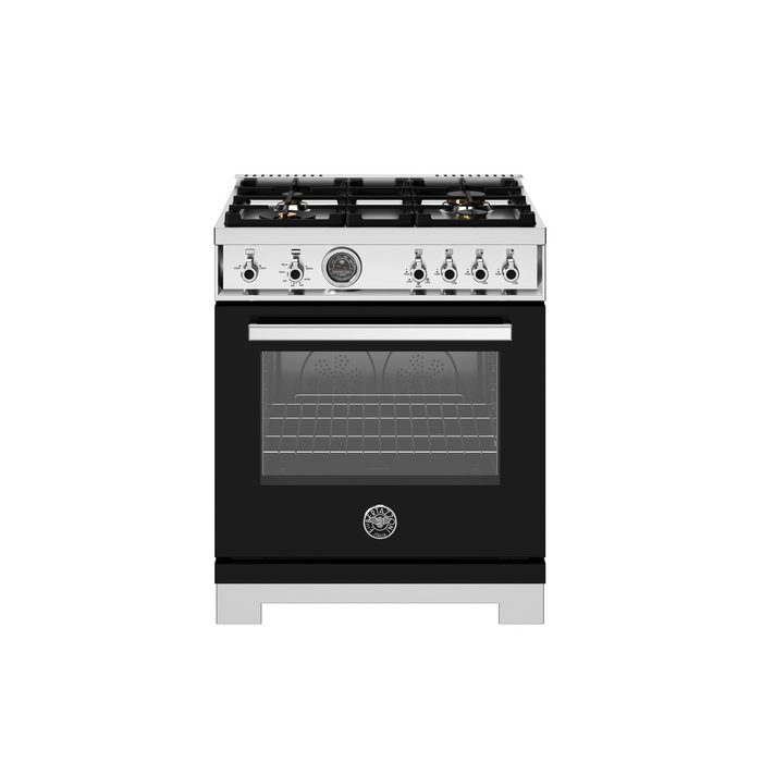 Bertazzoni 30" Professional Series range - Gas oven - 4 brass burners PRO304BFGMXT