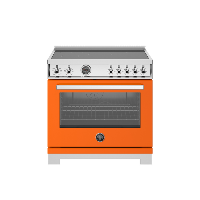 Bertazzoni 36" Professional Series range - Electric self clean oven PRO365ICFEPXT