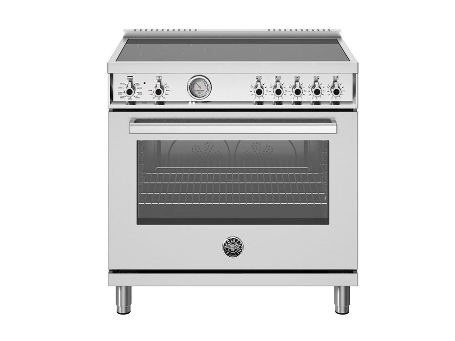 Bertazzoni 36" Professional Series range - Electric oven - 5 induction heat zones PRO365INMXV