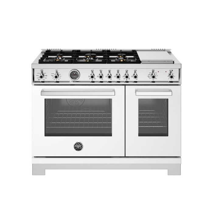 Bertazzoni 48" Professional Series range - Electric self clean oven PRO486BTFEPXT