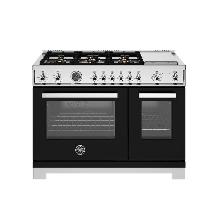 Bertazzoni 48" Professional Series range - Electric self clean oven PRO486BTFEPXT