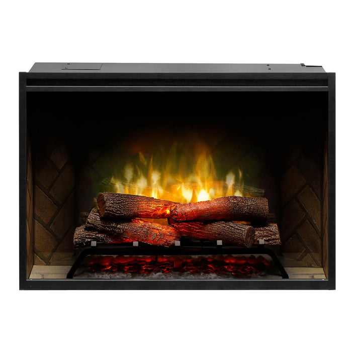 Dimplex Electric Fireplace REVILLUSION 36" HERRINGBONE W/GLASS 500002400