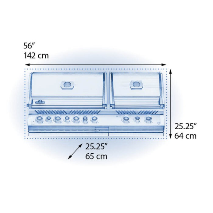 Napoleon BBQ Prestige Pro™ 665 Stainless Steel 5 Burner Grill  BIPRO825RBINSS-3