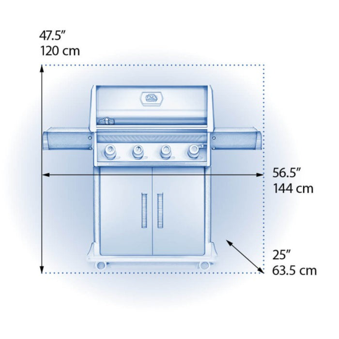 Napoleon BBQ Rogue 525 - Black Lid R525PK-1