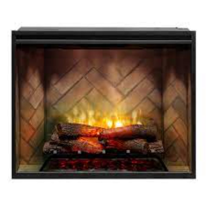 Dimplex Electric Fireplace REVILLUSION 36" PORTRAIT HERRINGBONE W/GLASS 500002398