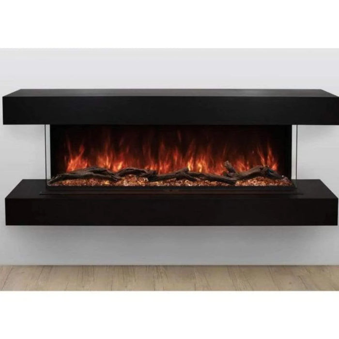 Modern Flames Fireplace Espresso Dark Finish Premium Wall Mount WMC-80LPM-ESP