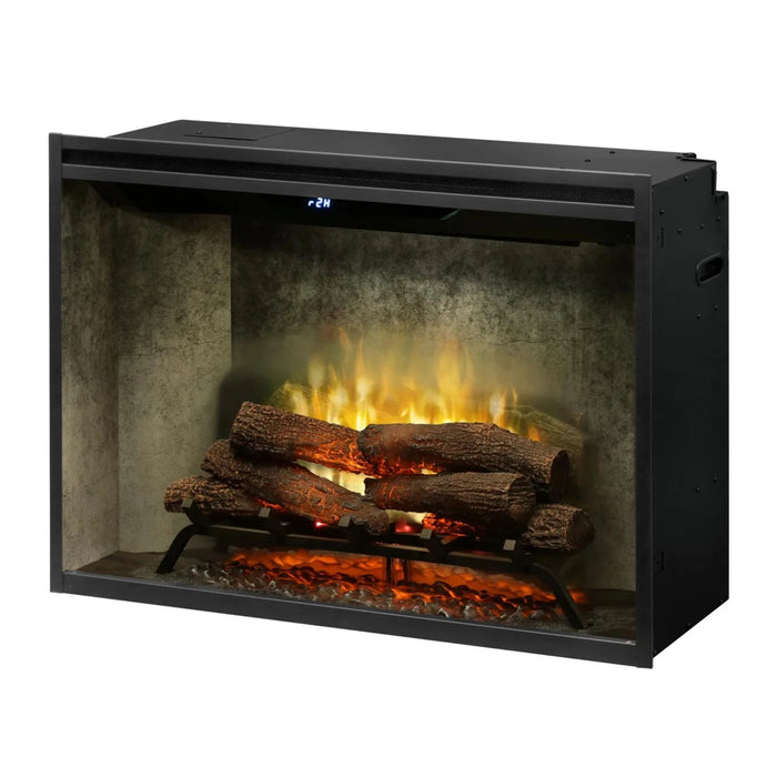 Dimplex Electric Fireplace REVILLUSION 36" WEATHERED CONCRETE WITH GLASS 500002401