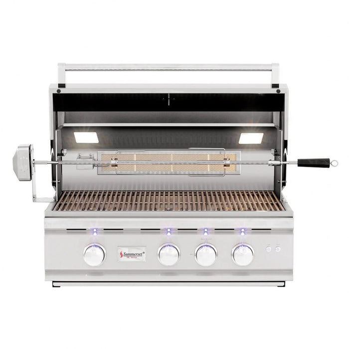 Summerset Grill TRL 32" Built-In 3 Burner Grill with Rotisserie, Natural Gas (TRL32-NG)